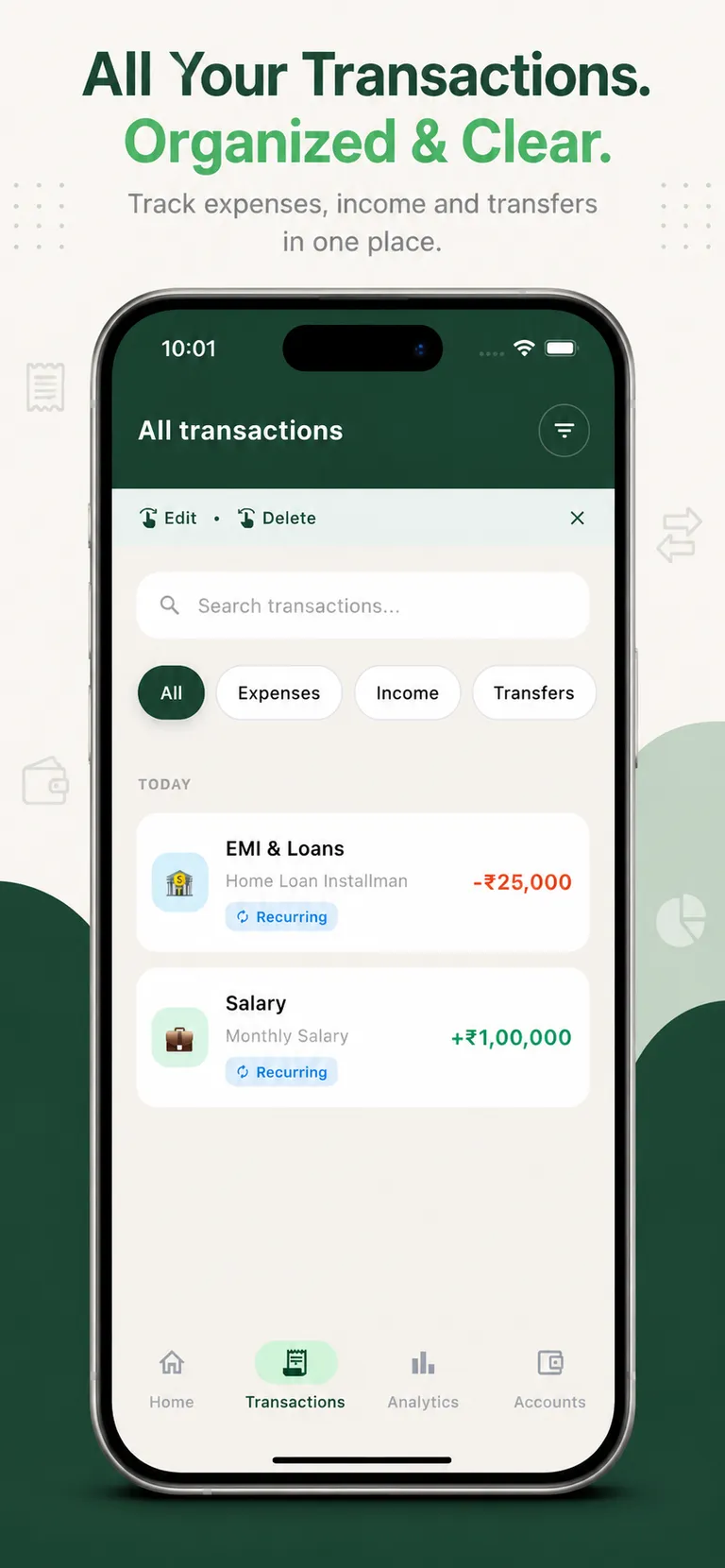 Expense Tracker & Planner app screenshot 2